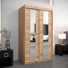 Pole Sliding Door Wardrobe 120cm