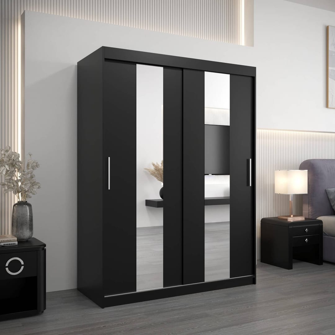 Pole Sliding Door Wardrobe 150cm