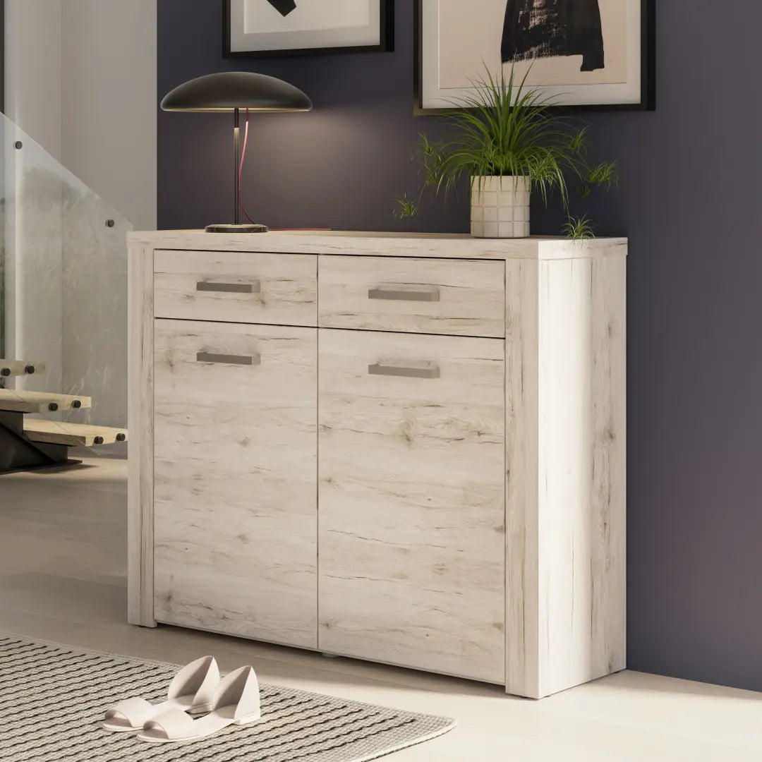 Portland Sideboard Cabinet 116cm in Oak Sand
