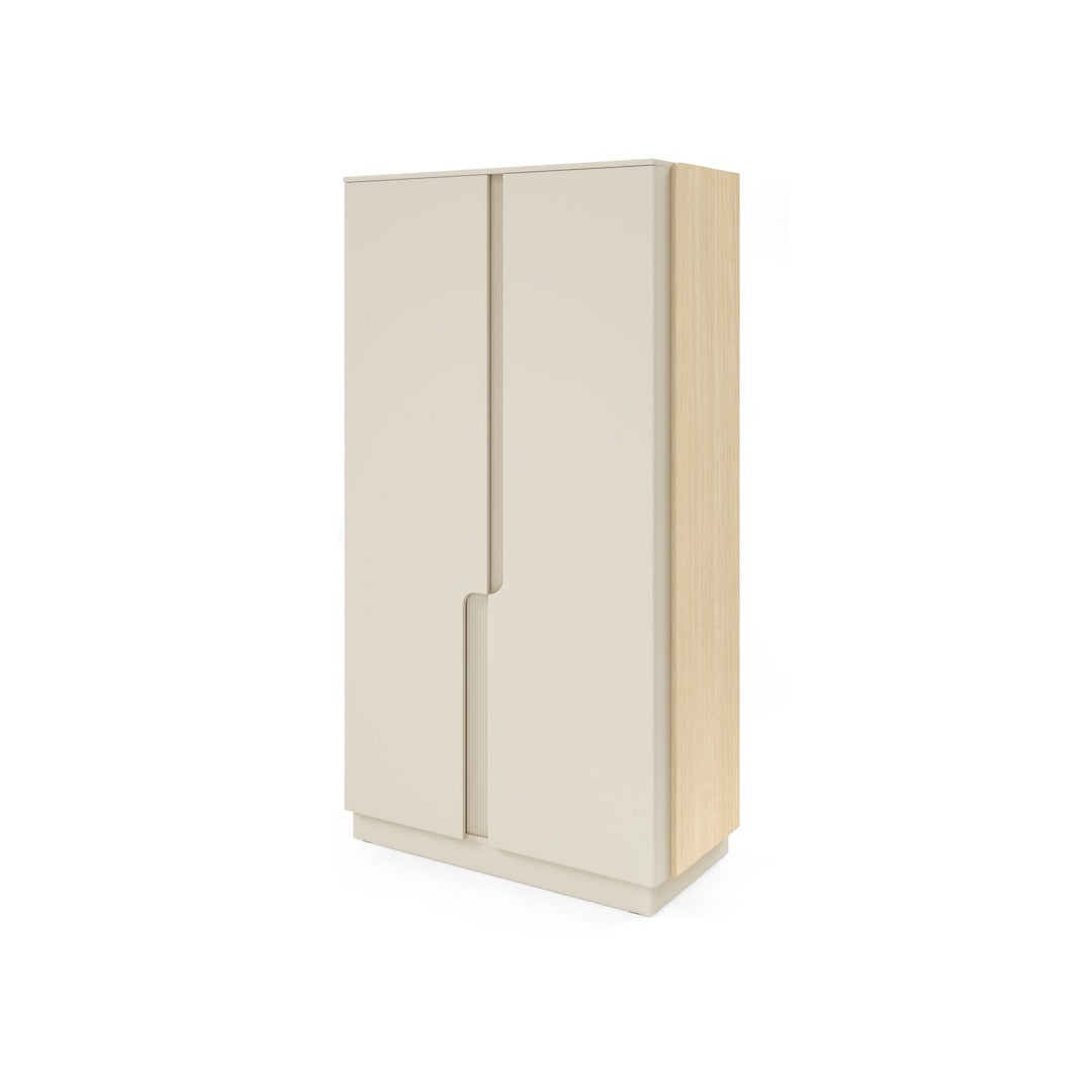 Positano PO1 Hinged Door Wardrobe 103cm in Beige