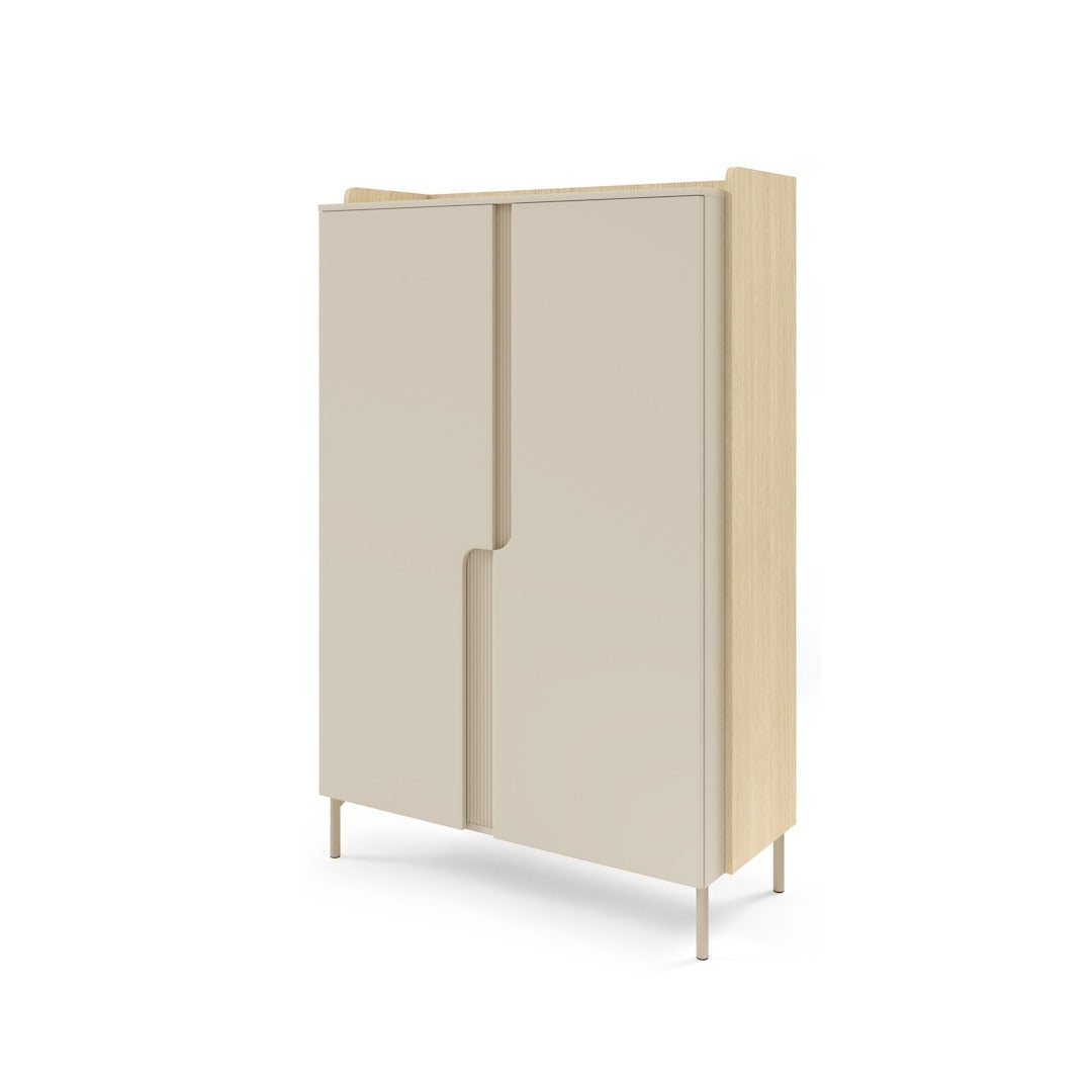 Positano PO3 Highboard Cabinet 103cm in Beige