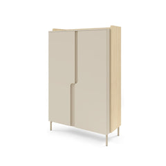Positano PO3 Highboard Cabinet 103cm in Beige