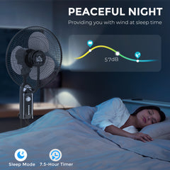 HOMCOM Pedestal Fan with Water Mist Spray, Spray Misting Fan with 70° Oscillation, Tilt Head, 3 Speeds, 3 Modes, Adjustable Mist, 3.2L Water Tank, for Home, 120 cm