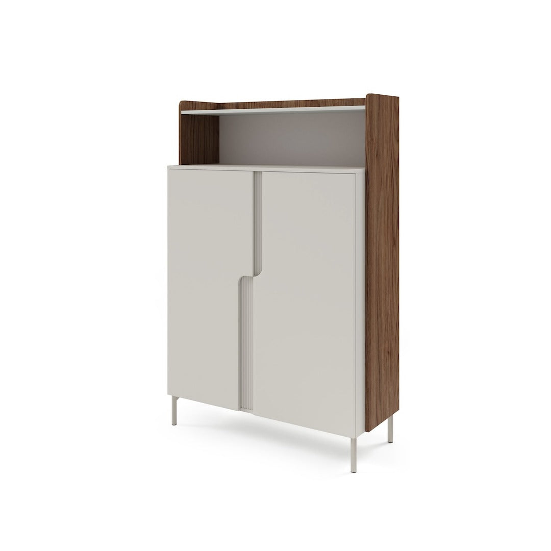 Positano PO4 Highboard Cabinet 103cm in Cashmere, image 8