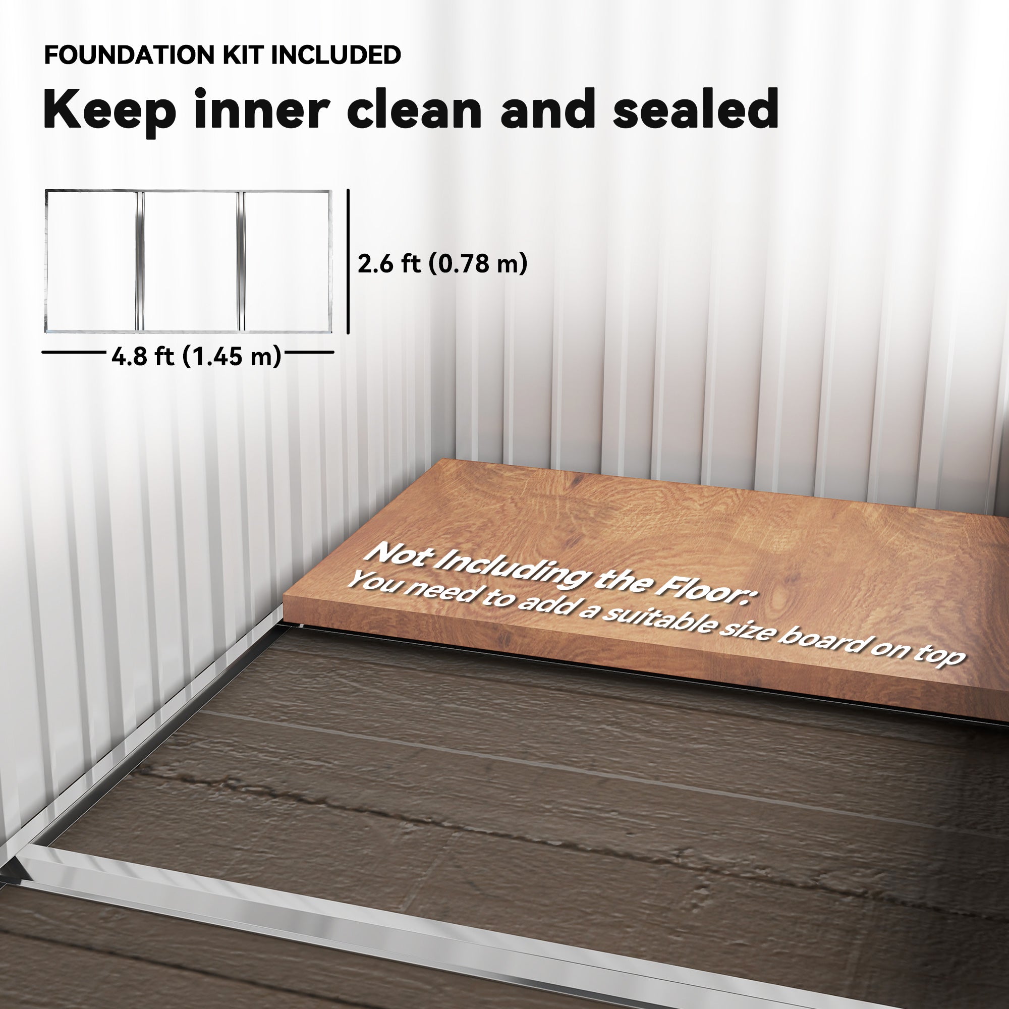 Outsunny Metal Garden Shed, Outdoor Lean-to Shed for Tool Motor Bike, with Adjustable Shelf, Lock, Gloves, 5'x3'x6', Dark Grey