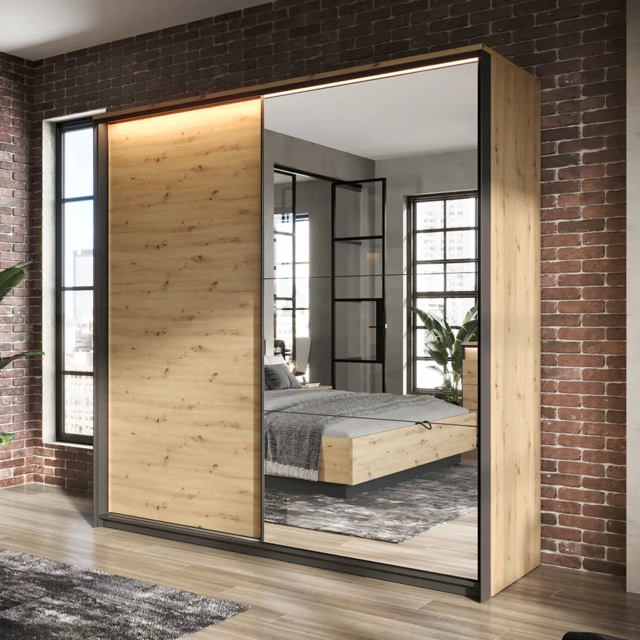 Quant QS-01 Sliding Door Wardrobe 220cm