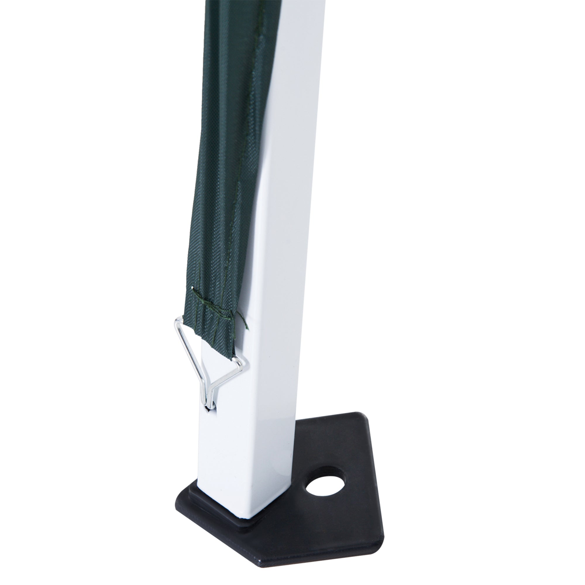 Outsunny 3 M x 3 M Base/ 2.5 M x 2.5 M Top Pop Up Gazebo with Carry Bag, Height Adjustable Slant Leg Party Tent Instant Event Shelter for Garden, Patio, Green