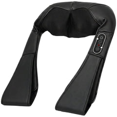 HOMCOM Neck and Shoulder Massager with Heat, Deep Tissue Shiatsu 3D Kneading Massager for Neck, Back, Waist, Foot and Leg