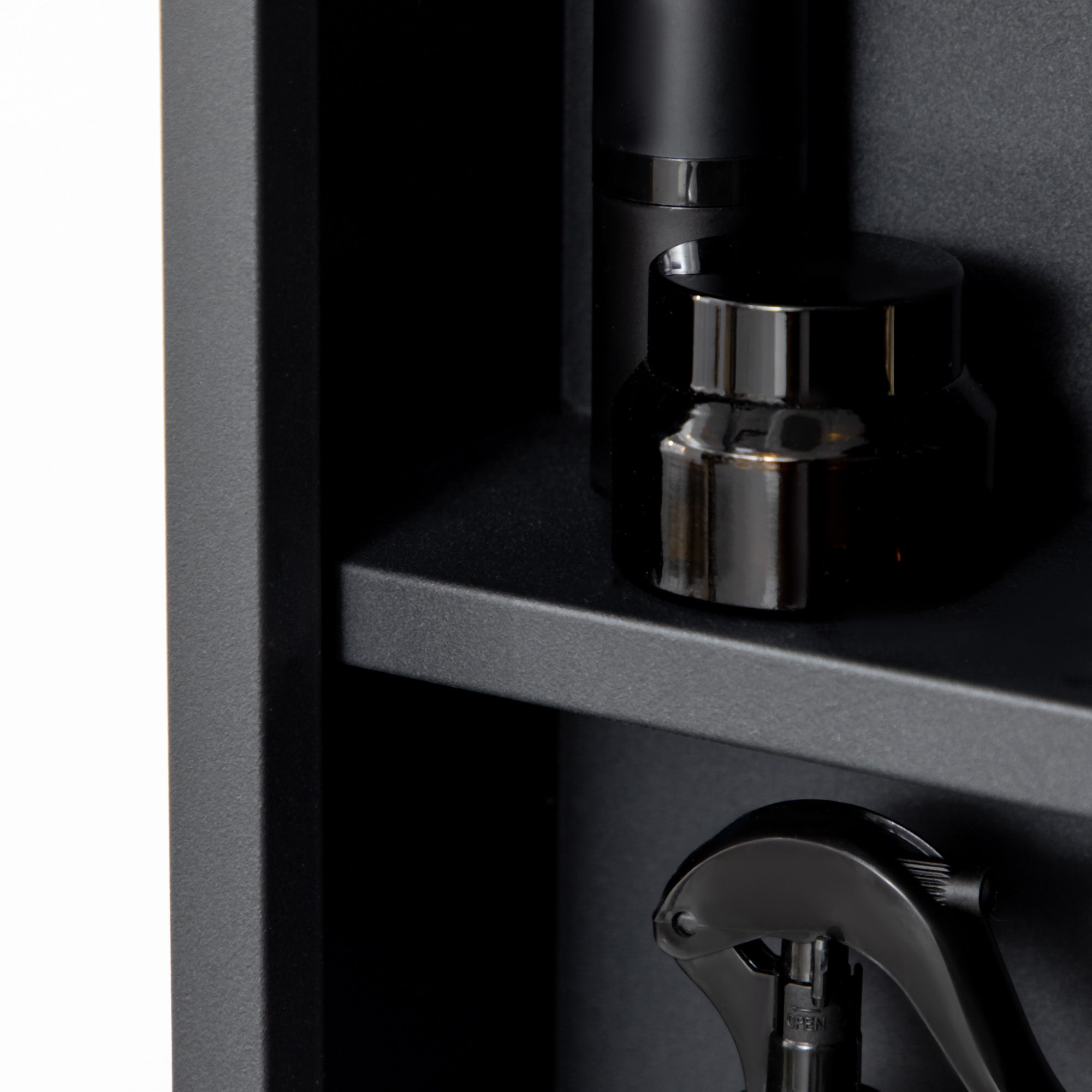 kleankin Bathroom Cabinet with Mirror, Wall Mounted Bathroom Mirror Cabinet with Storage Shelves, 40 x 12 x 60 cm, Black