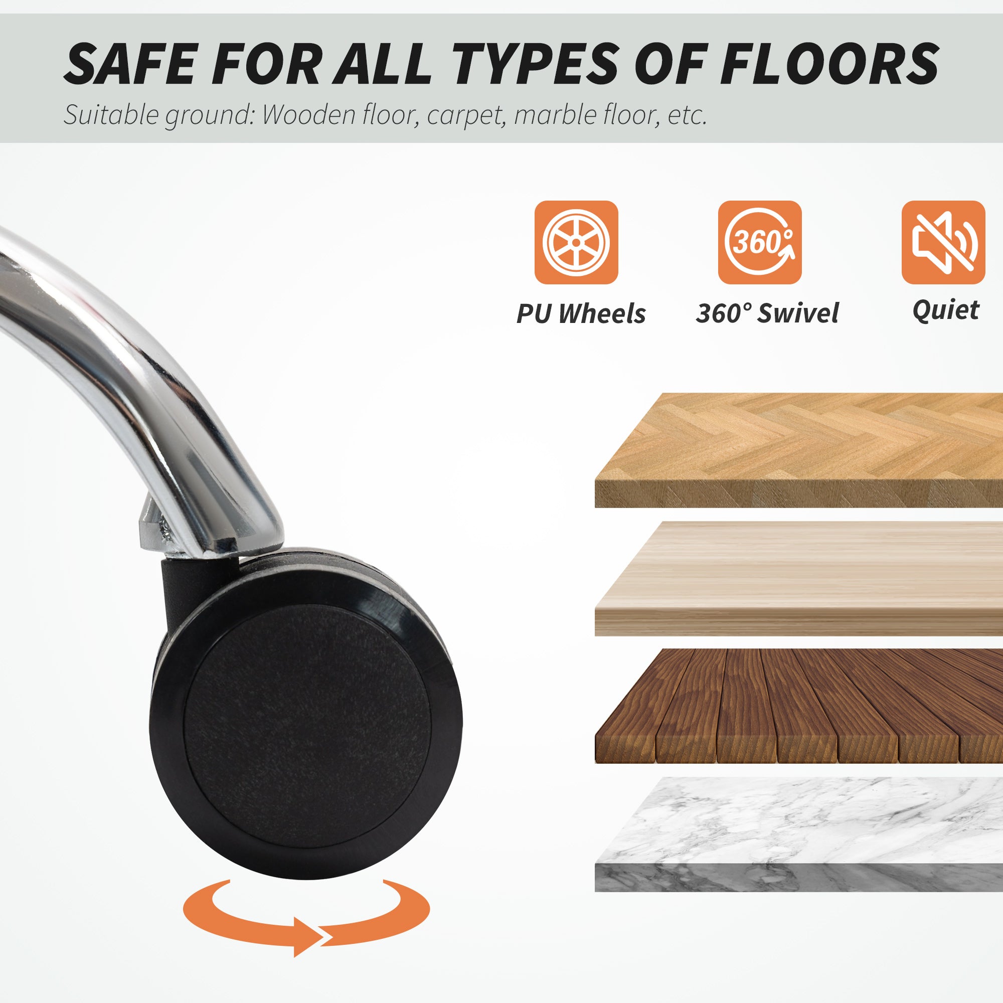 HOMCOM Leathaire Reclining Office Chair with Lumbar Support Pillow - Black