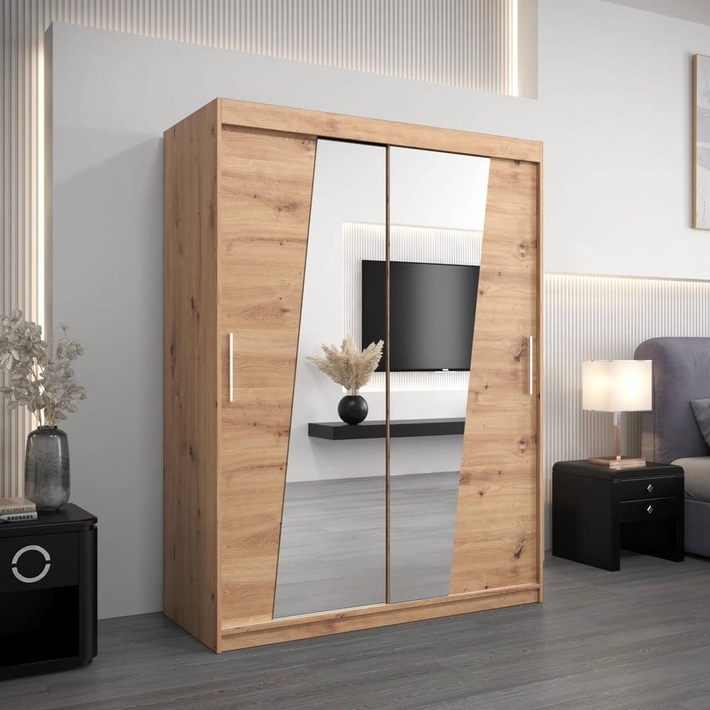 Rhomb Sliding Door Wardrobe 150cm
