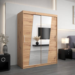 Rhomb Sliding Door Wardrobe 150cm