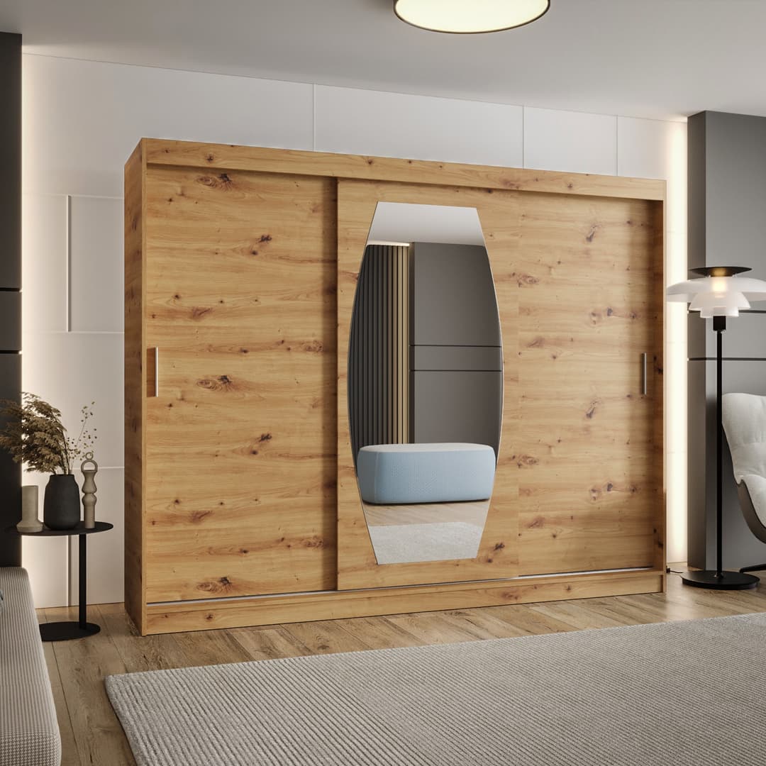 Rossa Sliding Door Wardrobe 250cm