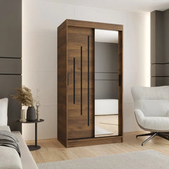 Rubino Y2 Sliding Door Wardrobe 100cm