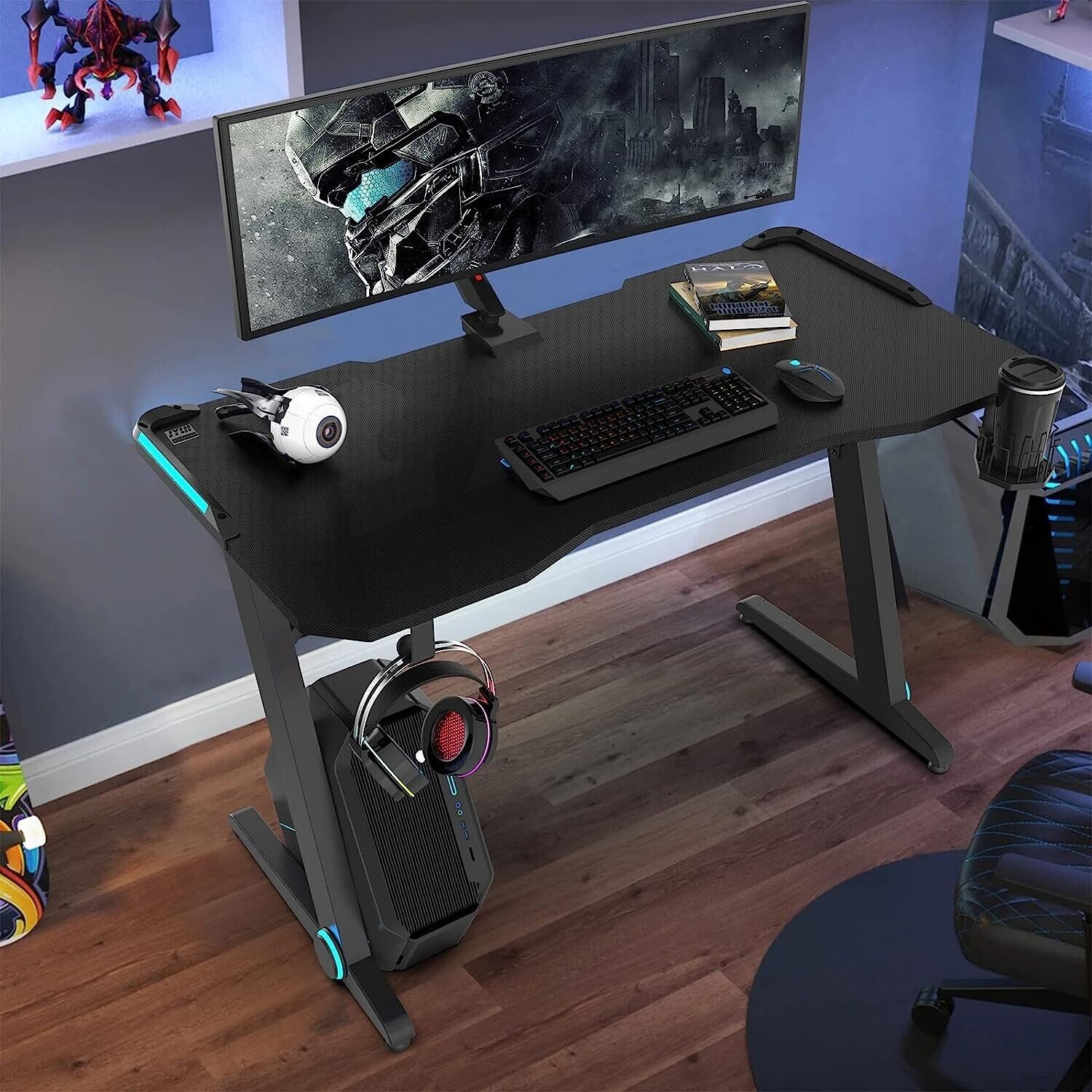 Ergonomic gaming store desk