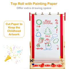 Children's Double Sided Easel with Storage Bags