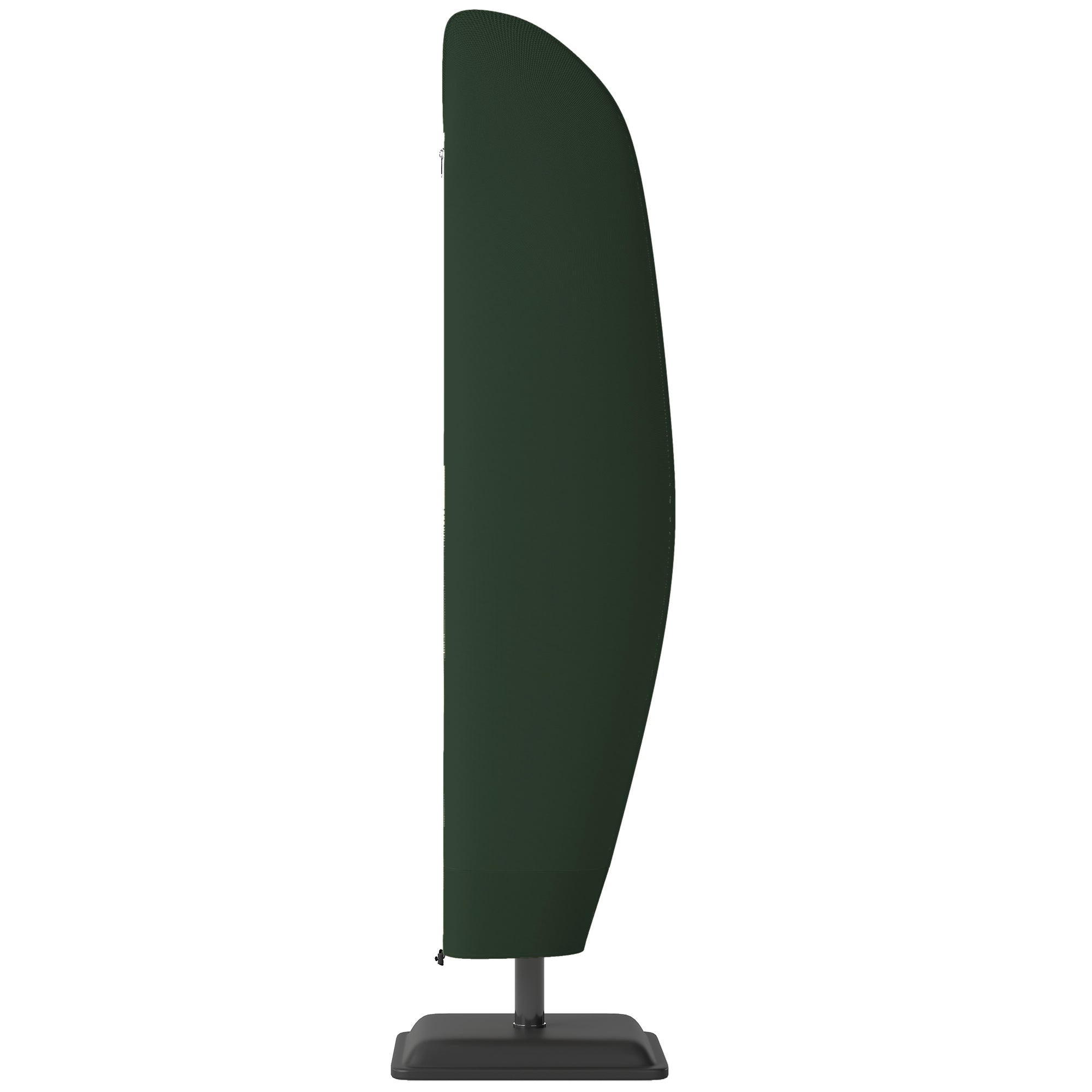 Outsunny Parasol Cover, 600D Oxford Cantilever Umbrella Cover Fit for 2-4m Parasol, Green