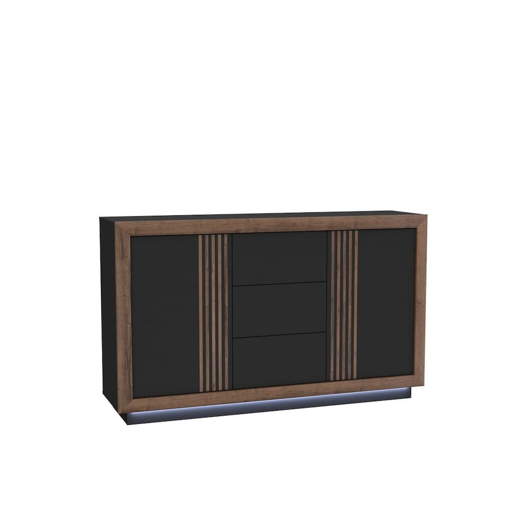 Savona Chest Of Drawers 163cm in Black