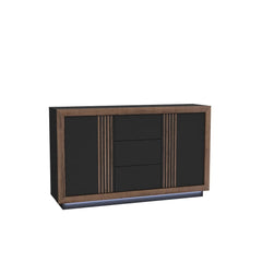 Savona Chest Of Drawers 163cm in Black
