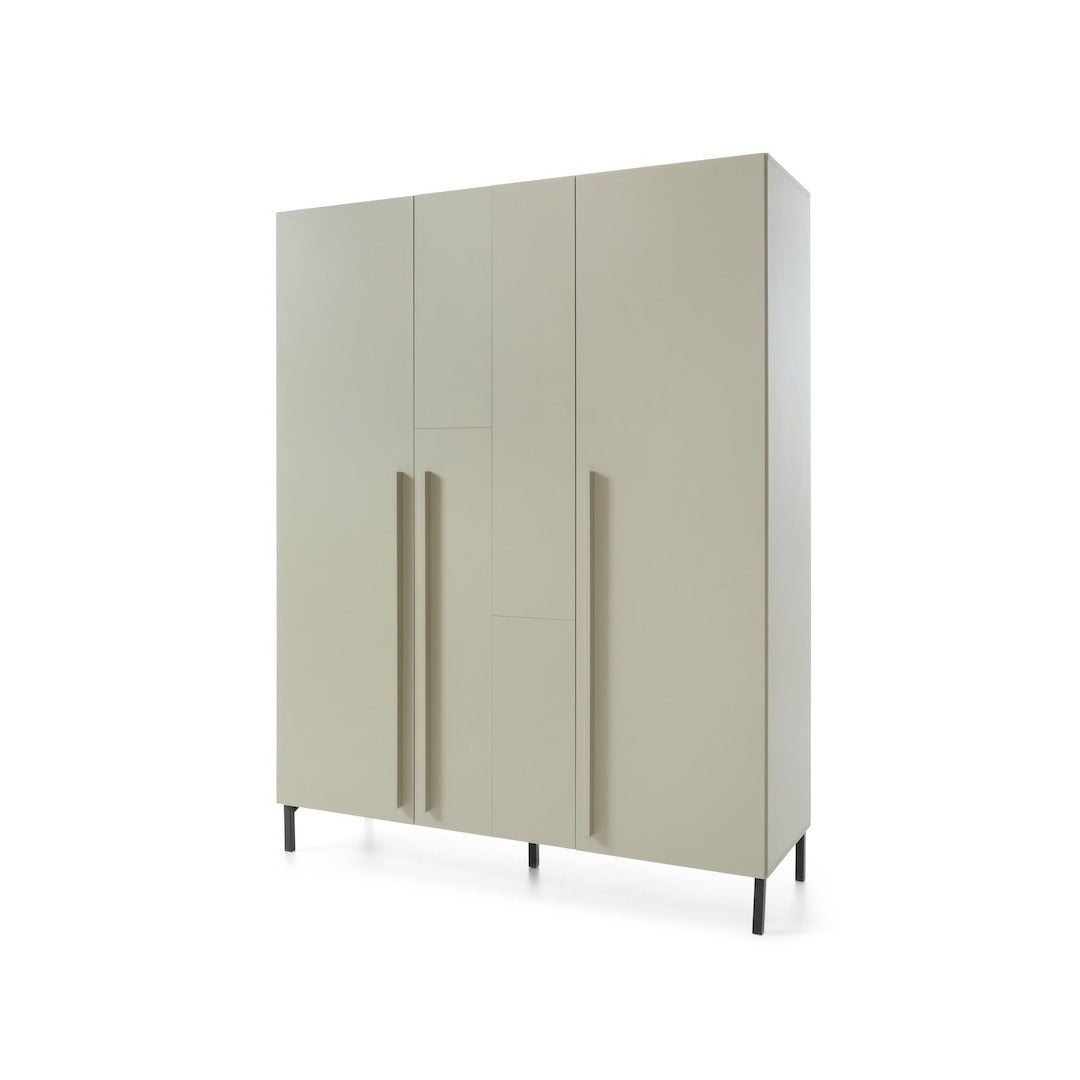 Sergio SE1 Hinged Door Wardrobe 150cm in Eucalyptus