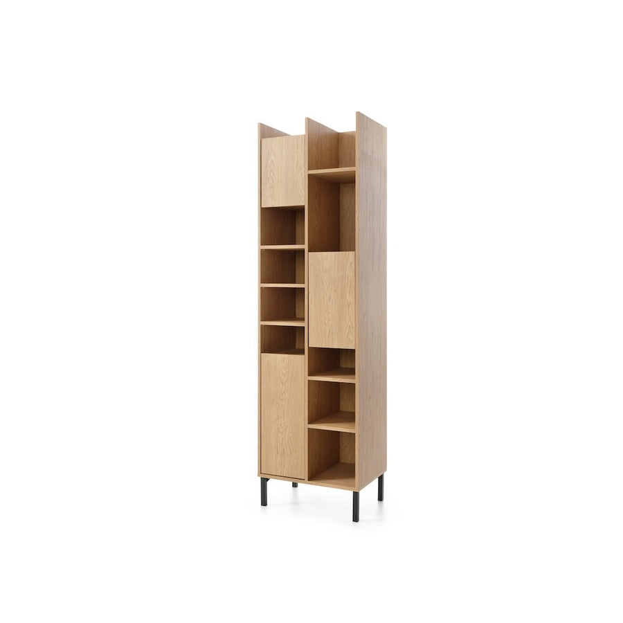 Sergio SE4 Bookcase 55cm in Oak Baltic