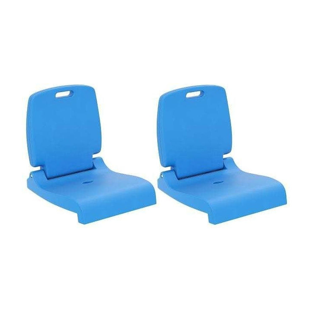 Set of 2 Poolside Chairs with handle and back support in blue