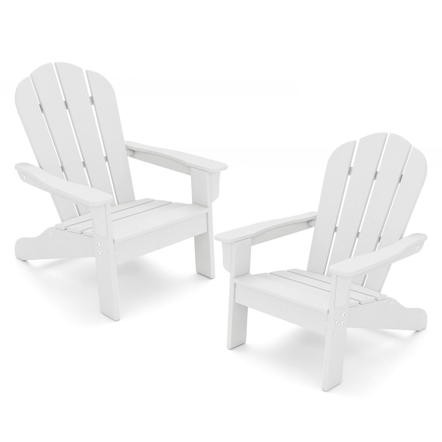 Kids Adirondack Chair All-Weather HDPE Toddler Lawn Chair Set of 2