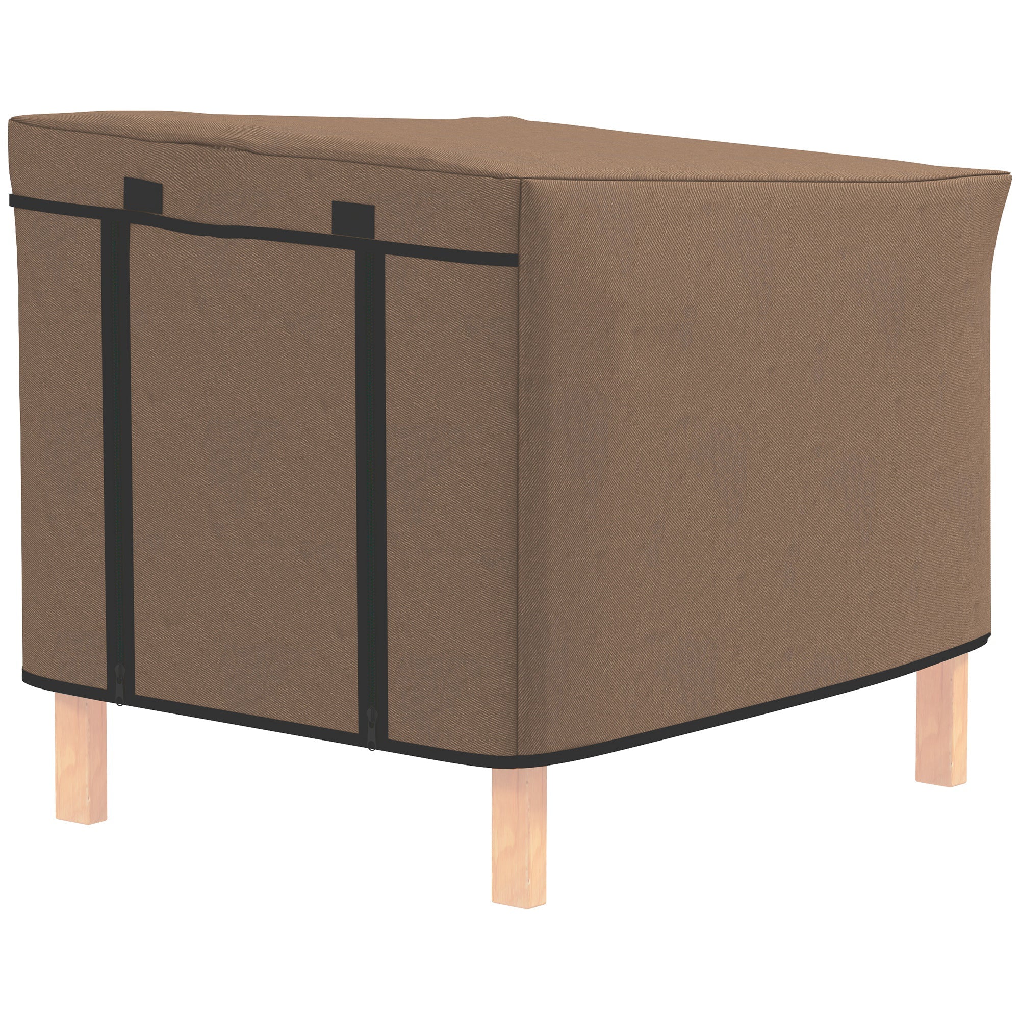 PawHut Water-Resistant Rabbit Hutch Cover for X-D2-0047 and Similar Models, 43 x 52 x 37cm, Brown
