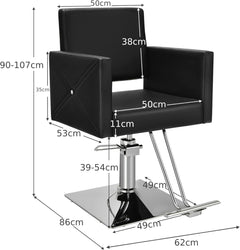 360 Degree Swivel Hairdressing Chair with Footrest