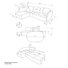 Corner Sofa Bed Olio II, image 27