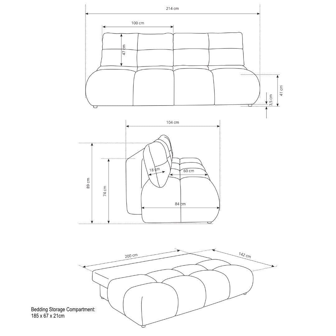 Sofa Bed Milo, image 18