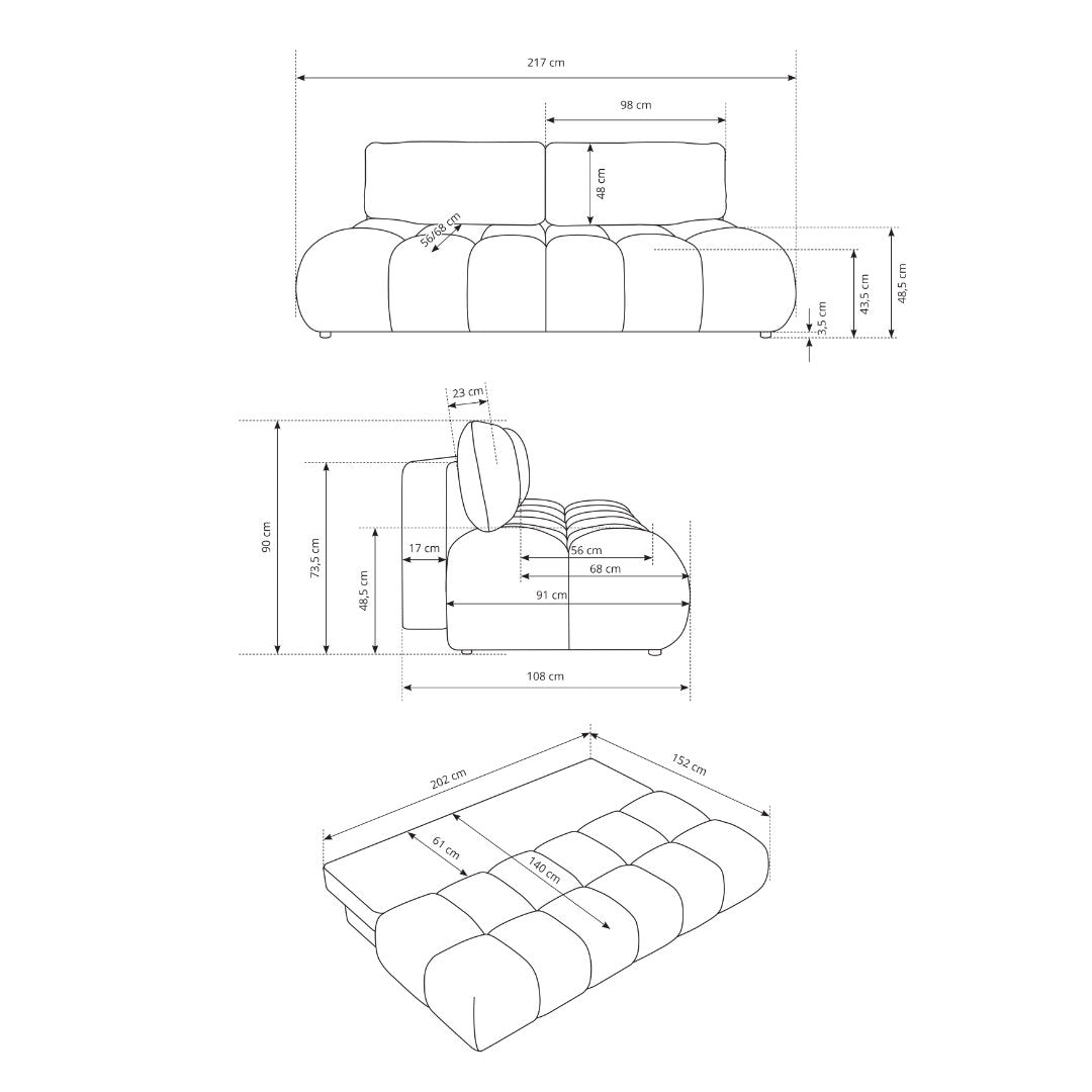 Sofa Bed Moko, image 19