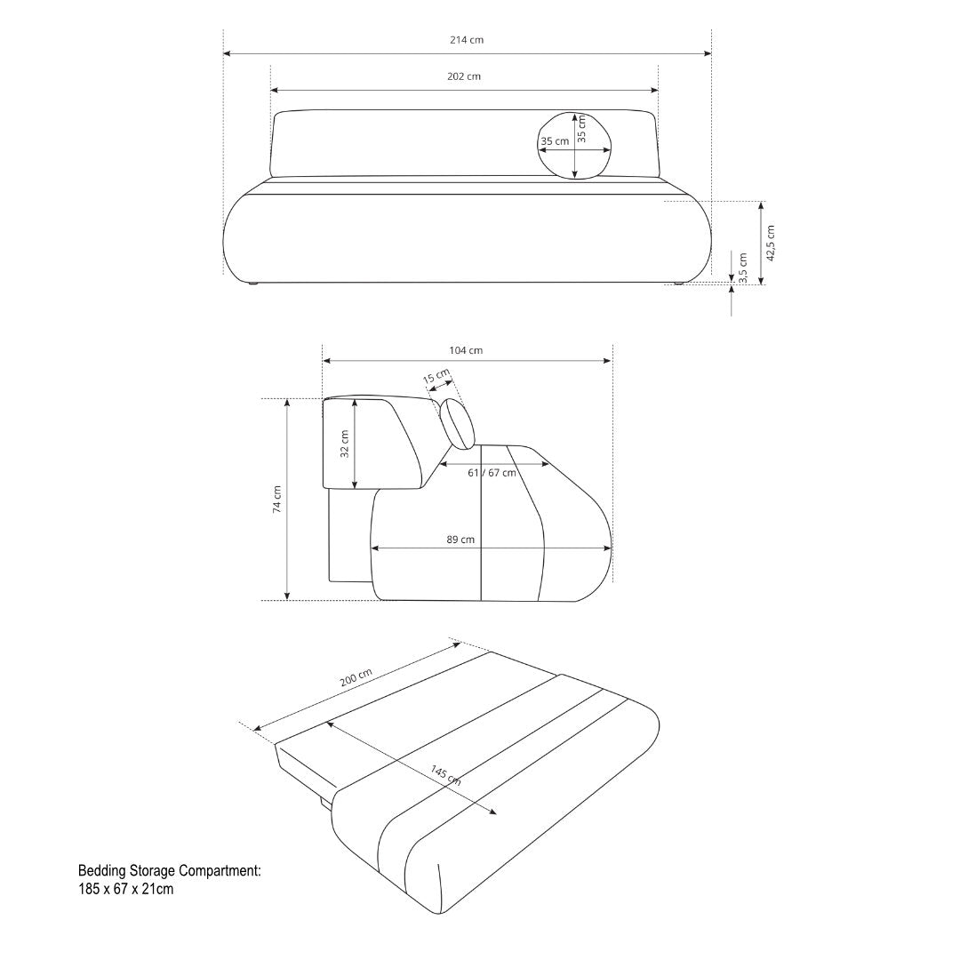 Sofa Bed Lino, image 17