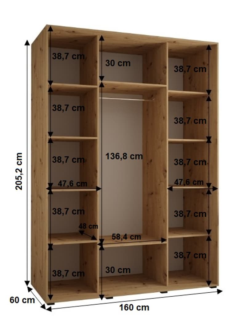Cannes Sliding Door Wardrobe product image