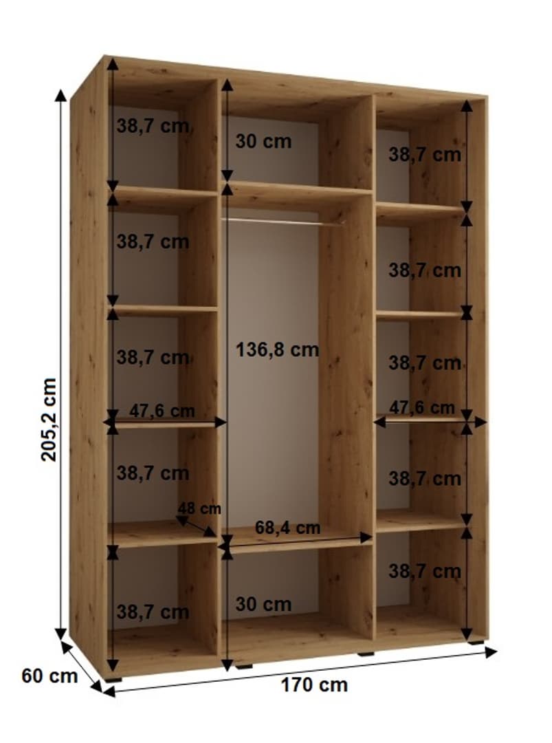 Cannes Sliding Door Wardrobe product image