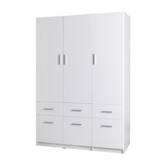 Snow 04 Hinged Wardrobe 136cm