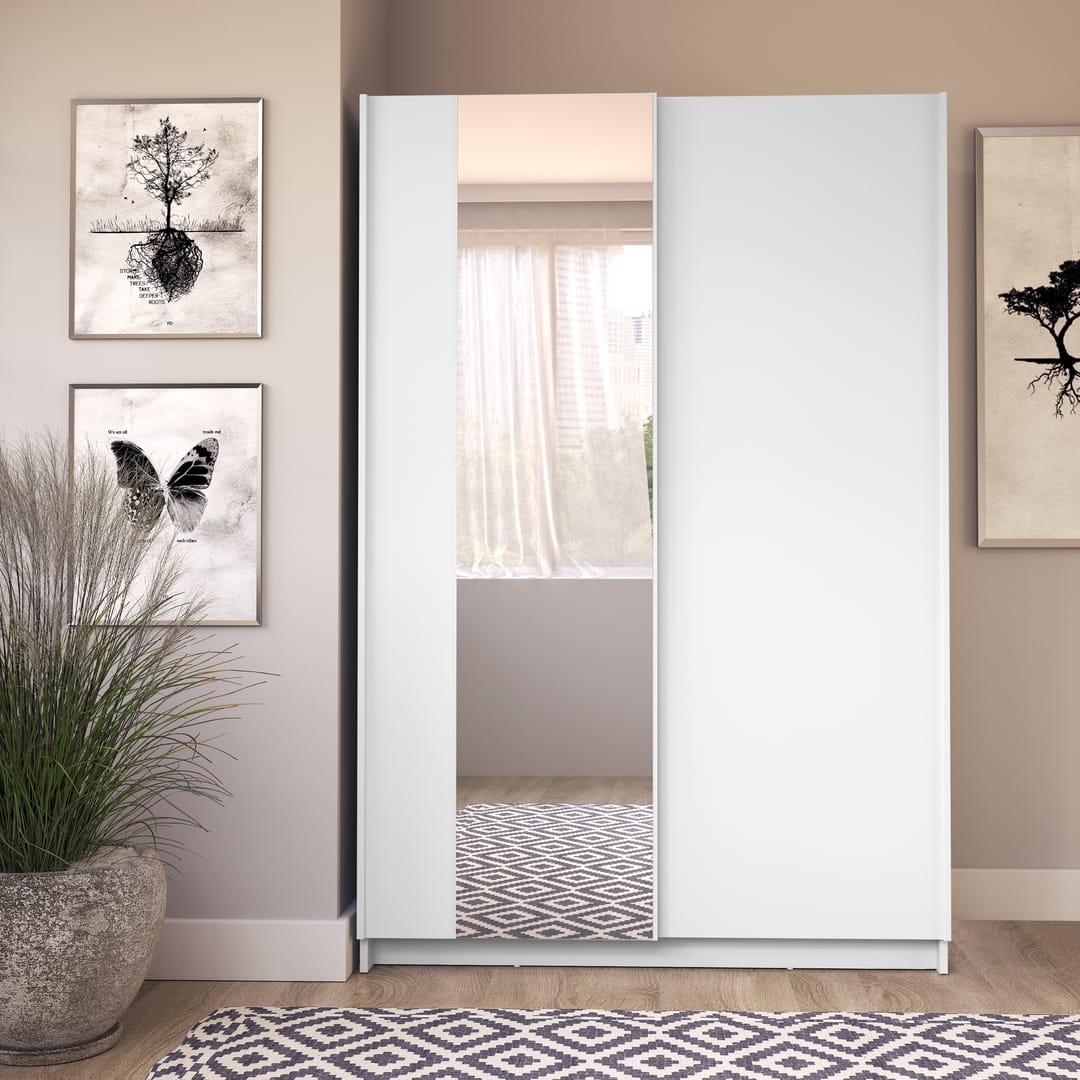 Sofia Sliding Door Wardrobe 120cm