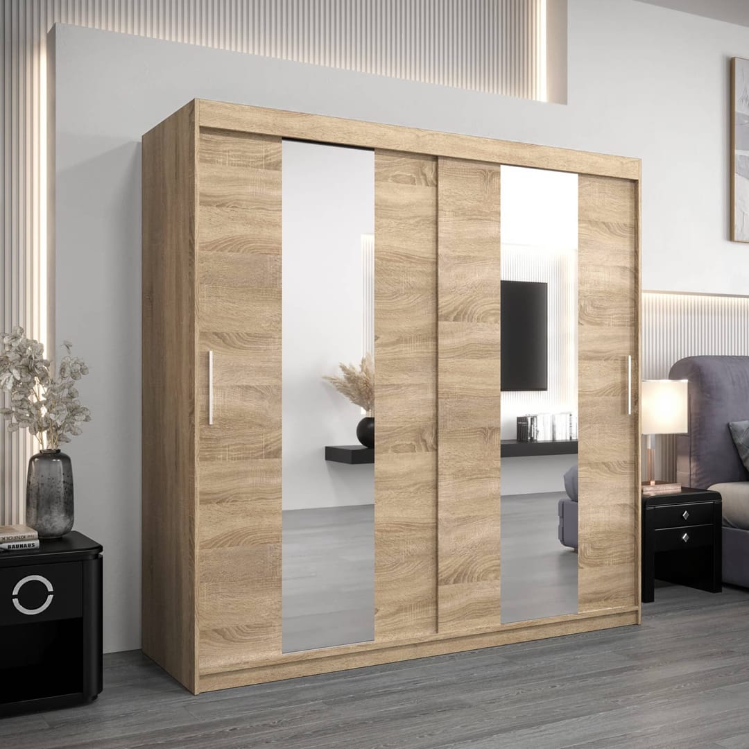 Pole Sliding Door Wardrobe 200cm - product image 13