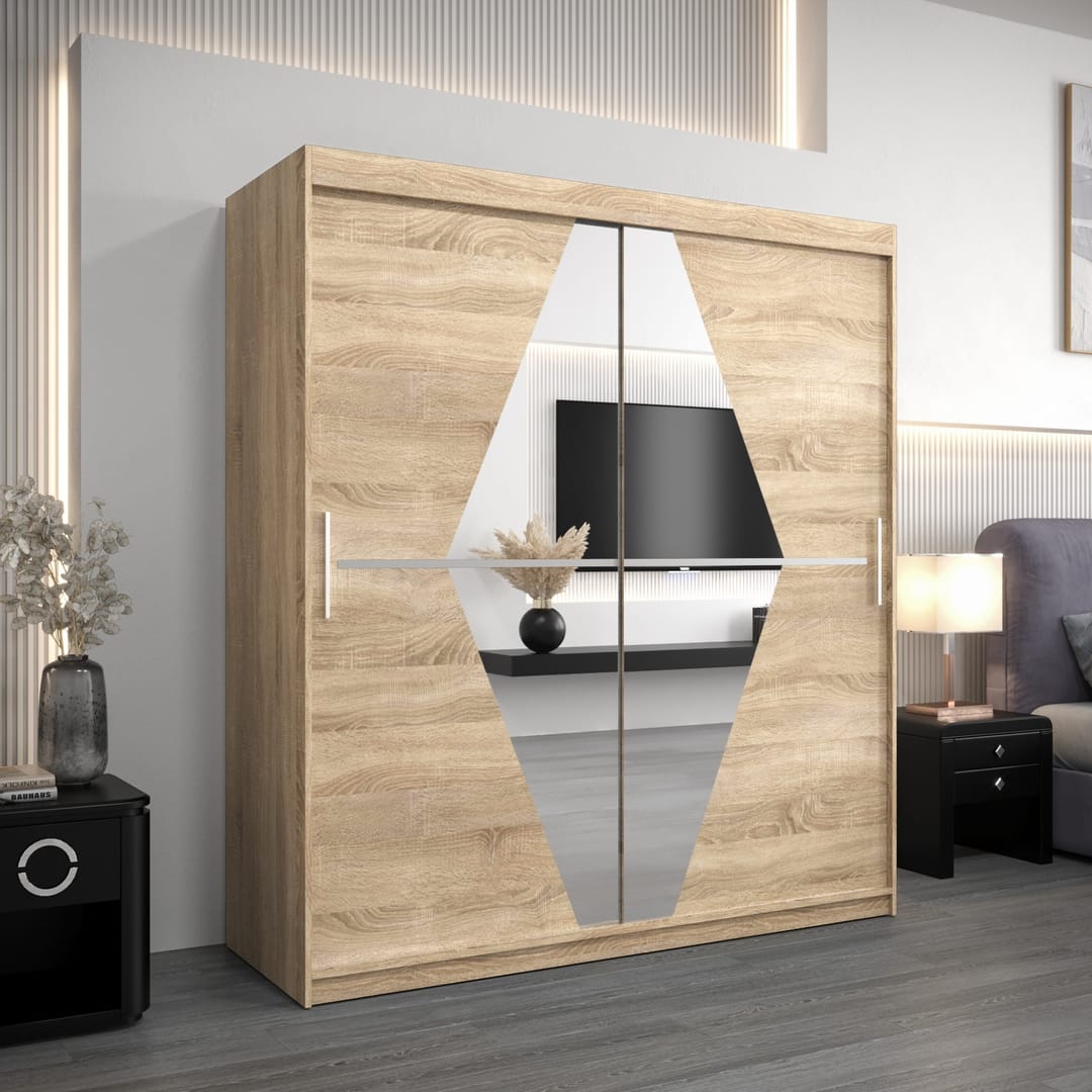 Boliwia Sliding Door Wardrobe 180cm