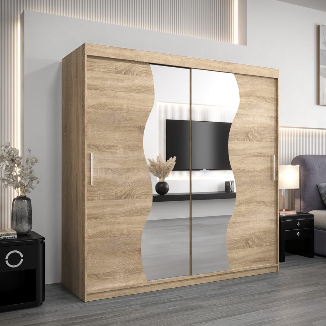 Madrid Sliding Door Wardrobe 200cm