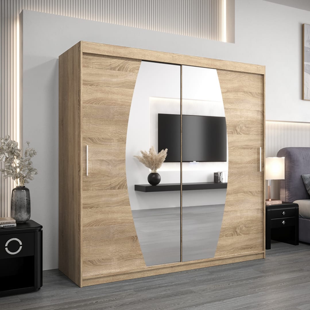 Elypse Sliding Door Wardrobe 200cm - product image 10