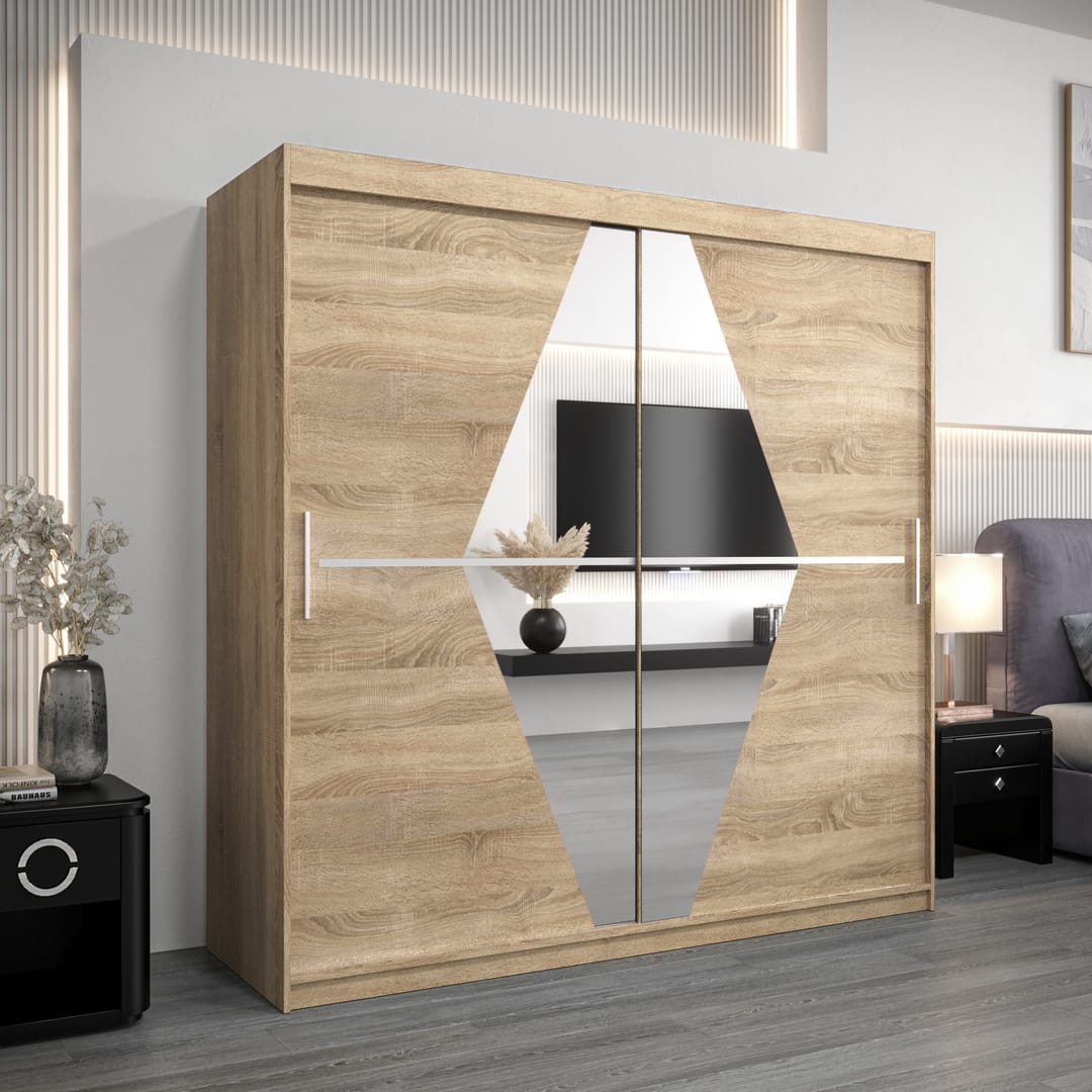 Boliwia Sliding Door Wardrobe 200cm