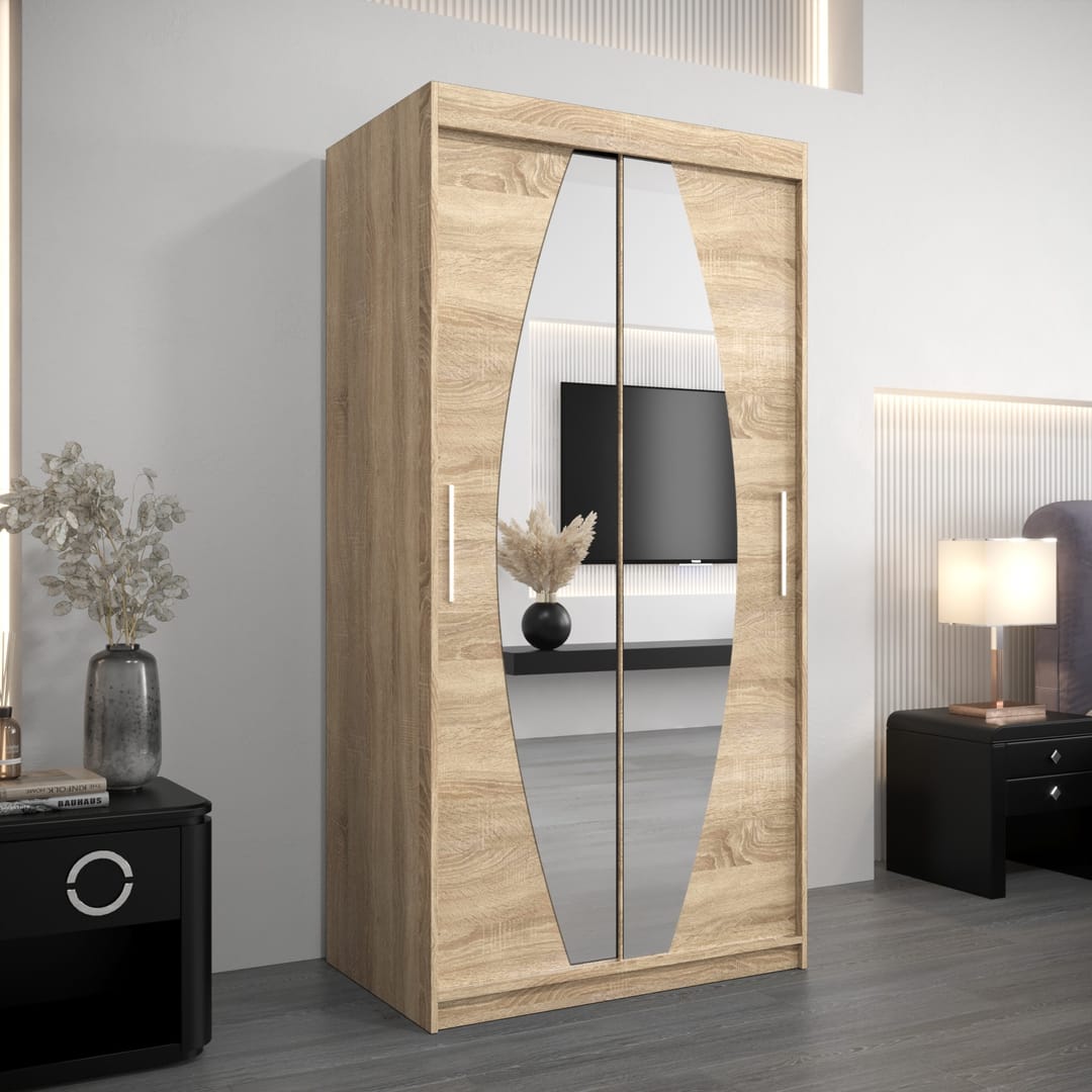 Elypse Sliding Door Wardrobe 100cm - product image 14