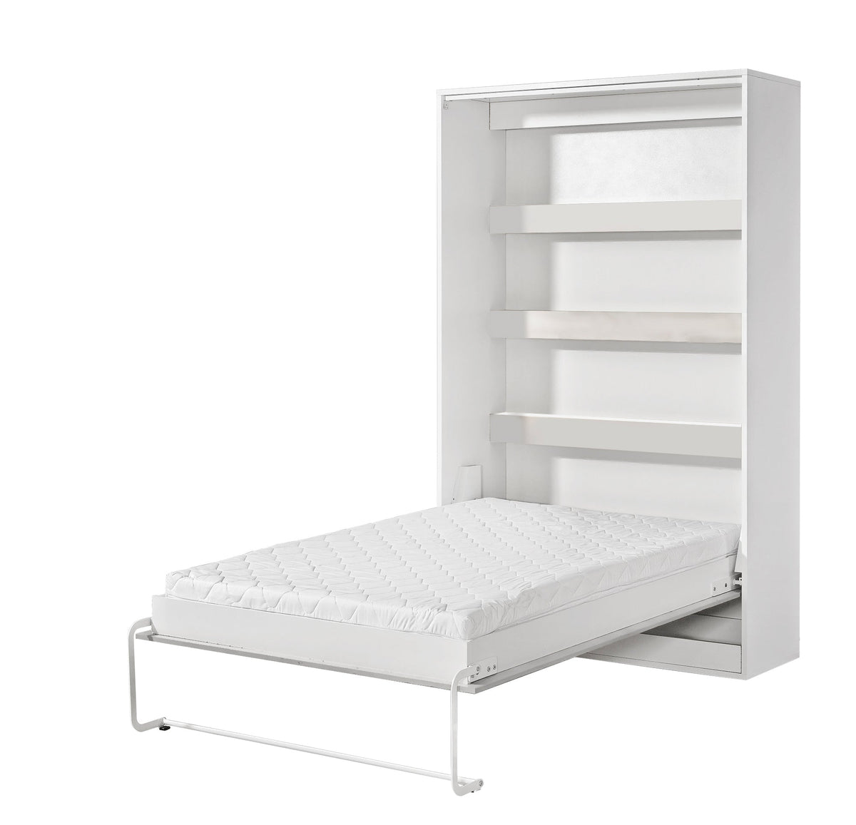 SPACEO Vertical Wall Bed White Handles product image