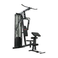 SPORTNOW Multi Gym with Adjustable Seat and Back, All in One Home Gym Machine with 45kg Weight Stack for Full Body Strength