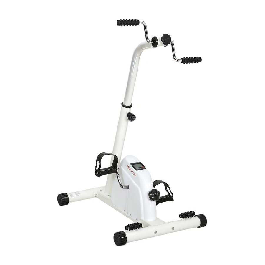SPORTNOW Seated Pedal Exerciser with Dual Massage and Adjustable Height