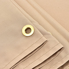 Sun Block Shade Cloth with Taped Edge Copper Grommets