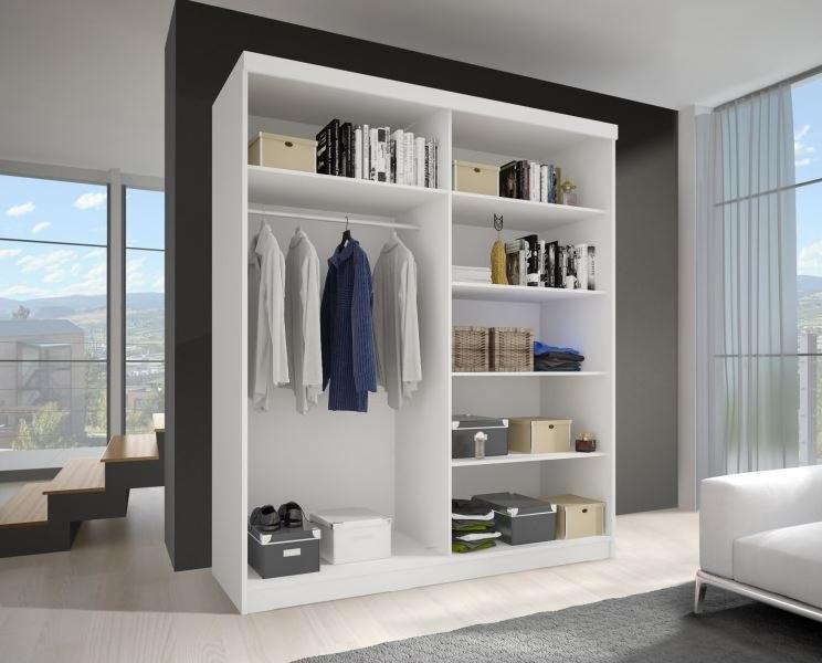 Vista 05 Mirrored Sliding Door Wardrobe 150cm