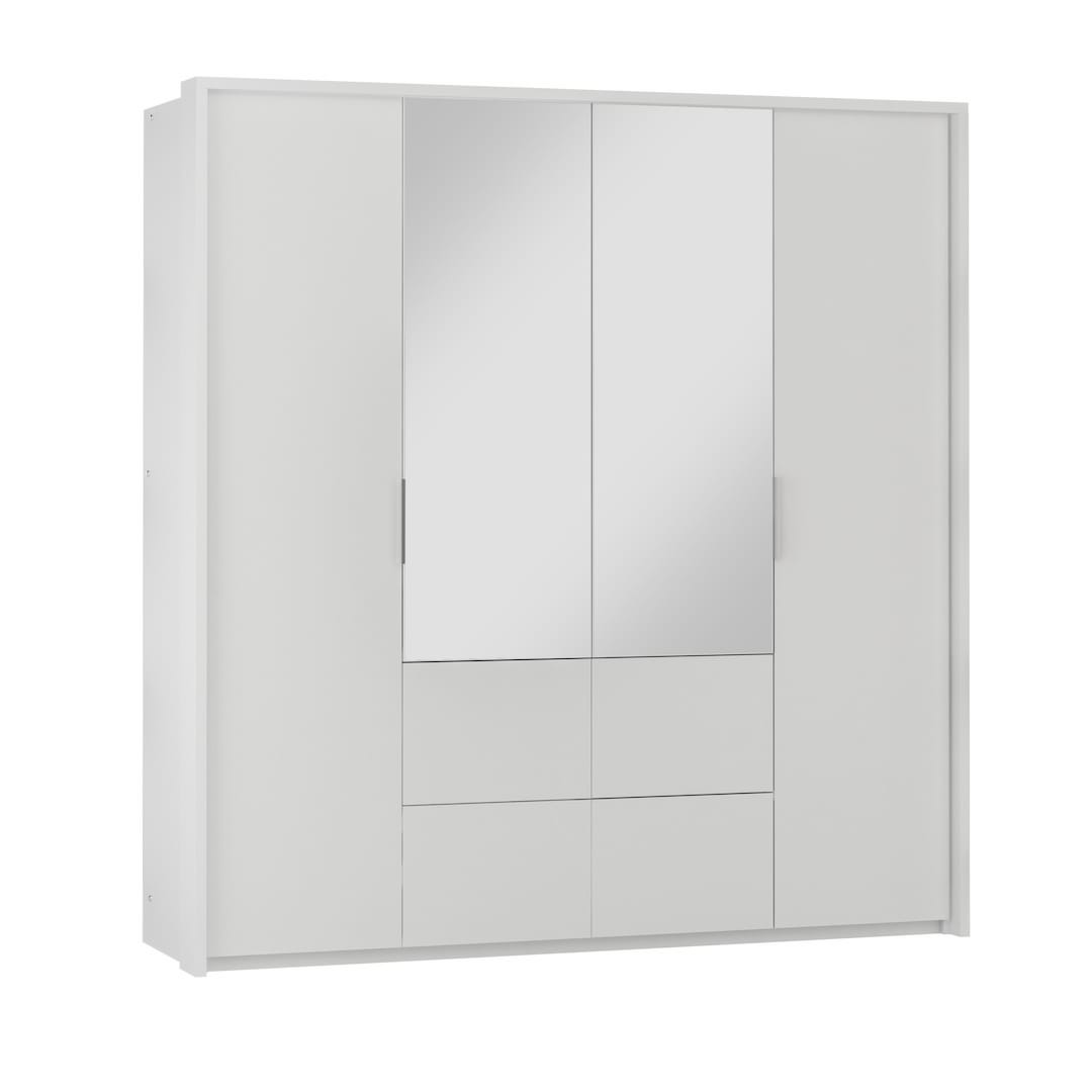 Wieden Hinged Door Wardrobe 208cm in Cashmere, image 5