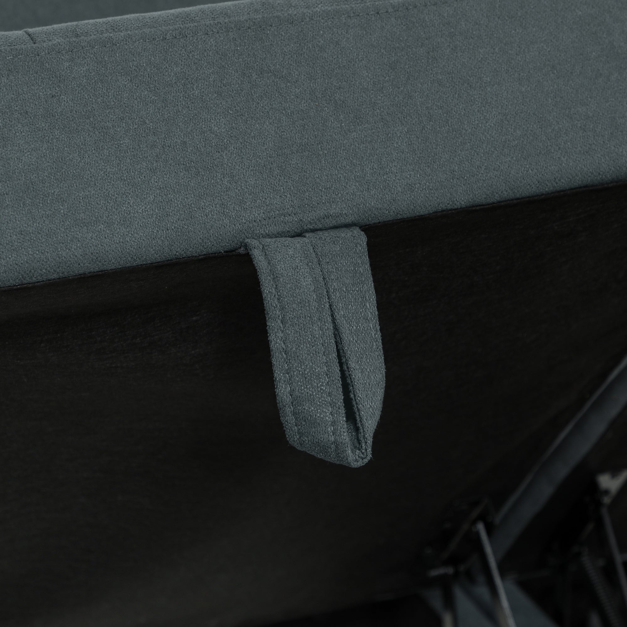 HOMCOM 'L' Shape Modular Storage Sofa - Dark Grey